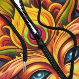 Men's Zip Up Hoodie Yoga Psychedelic Galaxy