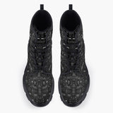 Casual Leather Chunky Boots Antique Metal Wall Art