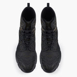 Casual Leather Chunky Boots Gothic Metal Butterfly