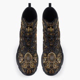 Casual Leather Chunky Boots Steampunk Fantastical Machines