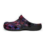 Classic Clogs Art of Red and Blue Fractal
