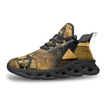 Sports Sneakers Mysterious Egyptian Pyramid Gold Symbolism