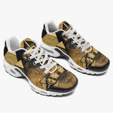 Air Cushion Sneakers Mysterious Egyptian Pyramid Gold Symbolism