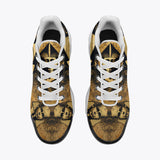 Air Cushion Sneakers Mysterious Egyptian Pyramid Gold Symbolism