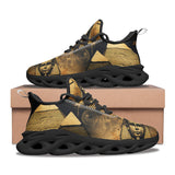 Sports Sneakers Mysterious Egyptian Pyramid Gold Symbolism