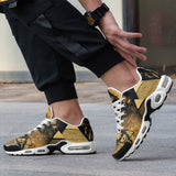 Air Cushion Sneakers Mysterious Egyptian Pyramid Gold Symbolism