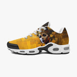 Air Cushion Sneakers Egyptian Queen Gold and Black Art