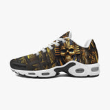 Air Cushion Sneakers Golden Pharaoh Skull Art