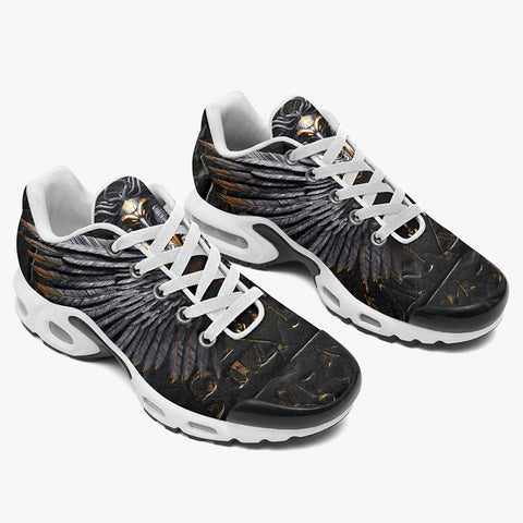 Air Cushion Sneakers Dark Gold Egyptian Phoenix