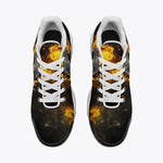 Air Cushion Sneakers Yellow Dragon on Fire