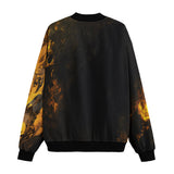 Bomber Jacket Yellow Dragon on Fire