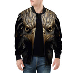 Bomber Jacket Eagle with Gold Feathers