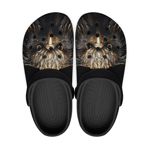 Classic Clogs Eagle with Gold Feathers