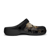 Classic Clogs Eagle with Gold Feathers