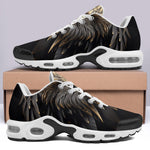 Air Cushion Sneakers Eagle with Gold Feathers