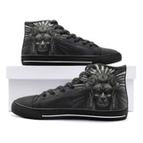 High-Top Canvas Shoes Indian Chief Icon Art