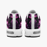 Air Cushion Sneakers Pink and Black Skulls