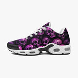 Air Cushion Sneakers Pink and Black Skulls