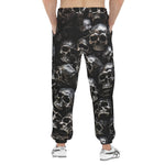 Men's Sweatpants Silver Skulls Art