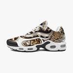 Air Cushion Sneakers Silver and Gold Biomechanical