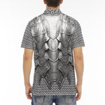 Men's Polo Shirt Fantasy Metal Armor