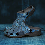 Classic Clogs Vintage Denim Collage