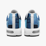 Air Cushion Sneakers Denim Patchwork