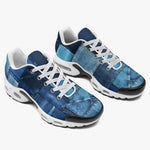 Air Cushion Sneakers Denim Patchwork