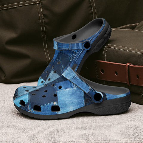 Classic Clogs Denim Patchwork