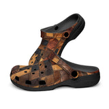 Classic Clogs Leather Patchwork Collage