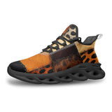 Sports Sneakers Safari Animals Grungy Patchwork