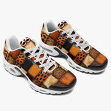 Air Cushion Sneakers Safari Animals Grungy Patchwork