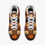 Air Cushion Sneakers Safari Animals Grungy Patchwork