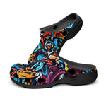 Classic Clogs Colorful Graffiti Letters