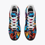 Air Cushion Sneakers Colorful Graffiti Letters