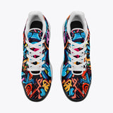 Air Cushion Sneakers Colorful Graffiti Letters