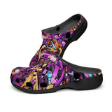 Classic Clogs Colorful Graffiti Design