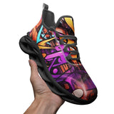 Sports Sneakers Colorful Graffiti Design