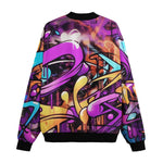 Bomber Jacket Colorful Graffiti Design