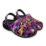 Classic Clogs Colorful Graffiti Design