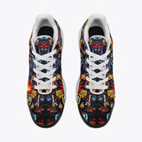 Air Cushion Sneakers Zombies and Demons Graffiti