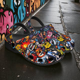 Classic Clogs Zombies and Demons Graffiti