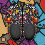 Classic Clogs Zombies and Demons Graffiti
