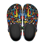 Classic Clogs Psychedelic Graffiti Art