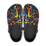 Classic Clogs Psychedelic Graffiti Art