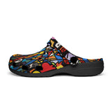 Classic Clogs Psychedelic Graffiti Art