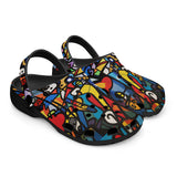 Classic Clogs Psychedelic Graffiti Art