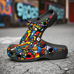 Classic Clogs Psychedelic Graffiti Art