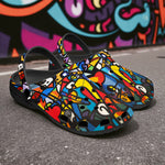 Classic Clogs Psychedelic Graffiti Art