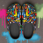 Classic Clogs Psychedelic Graffiti Art